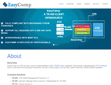 Tablet Screenshot of easycwmp.org
